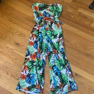 No Boundaries Vibrant Floral Jumpsuit